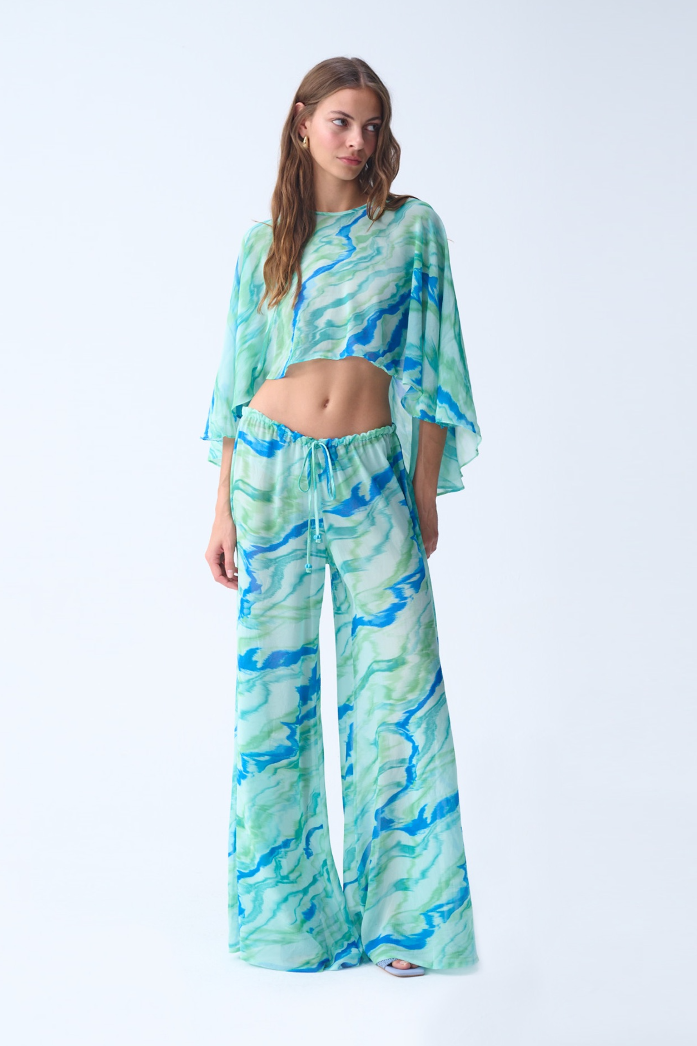 Summer Pantolon / MiNt Desenli