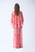 Summer Pantolon / Turuncu Desenli