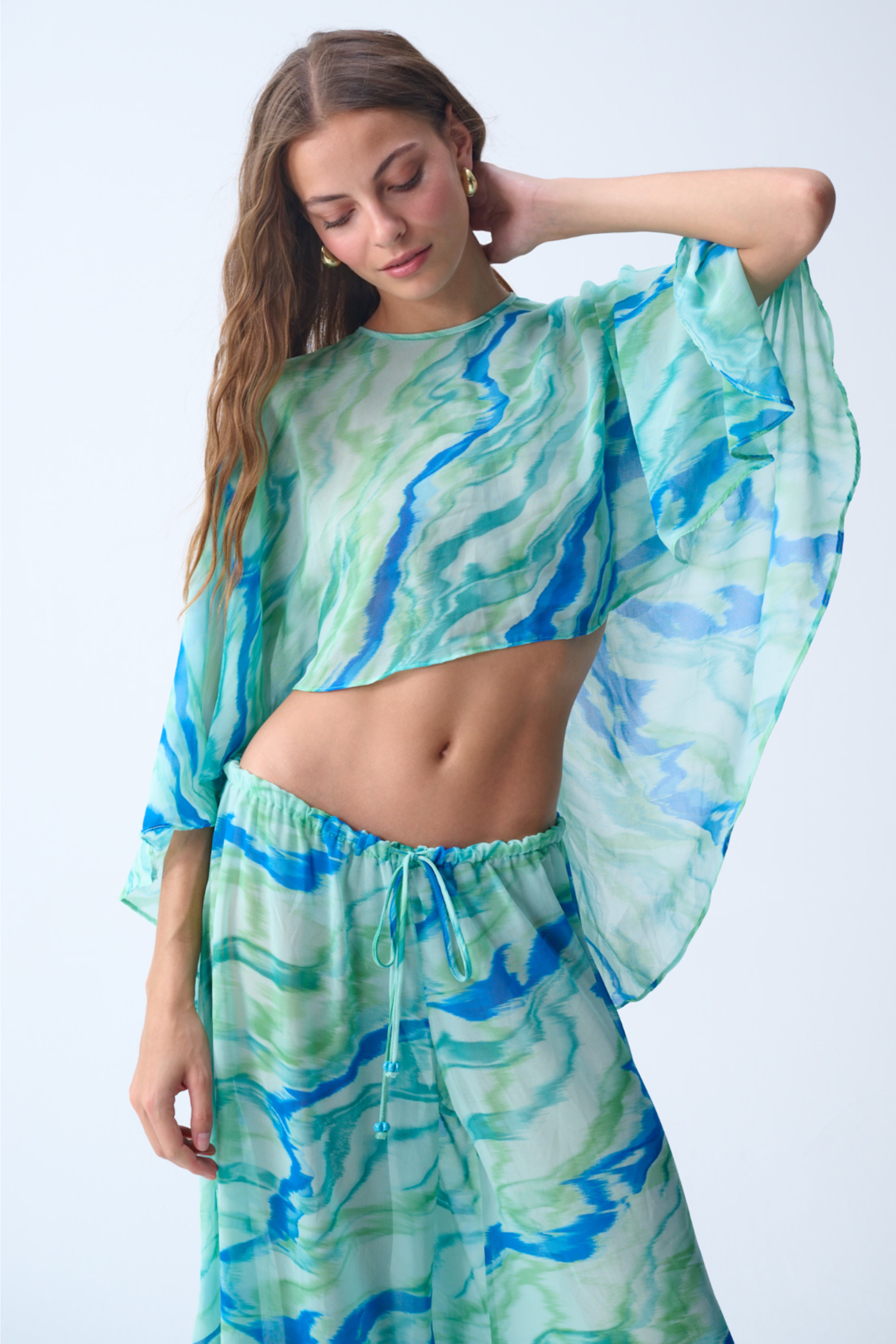 Summer PeleriN / MiNt Desenli