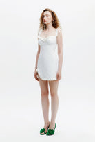 Naia-Wild Rose Elbi̇se / Ekru-Elbise-4-Milagron.com