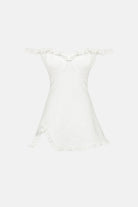 Naia-Wild Rose Elbi̇se / Ekru-Elbise-1-Milagron.com