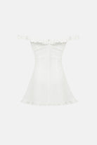 Naia-Wild Rose Elbi̇se / Ekru-Elbise-2-Milagron.com