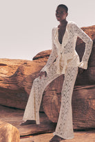 Delica Frill Top ve Pantolon - 0