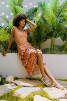 Nammu-Asimetrik Askılı Elbise-Elbise-1-Milagron.com