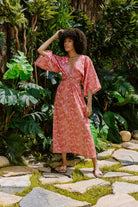 Nammu-Beli Halka Detaylı Uzun Elbise-Elbise-1-Milagron.com