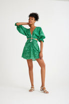 Nammu-Halka detaylı mini elbise-Elbise-1-Milagron.com