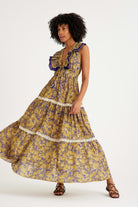 Nammu-Sırt Dekolteli Uzun Elbise-Elbise-2-Milagron.com