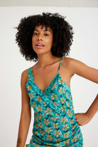 Nammu-Yırtmaçlı Asimetrik Elbise-Elbise-1-Milagron.com