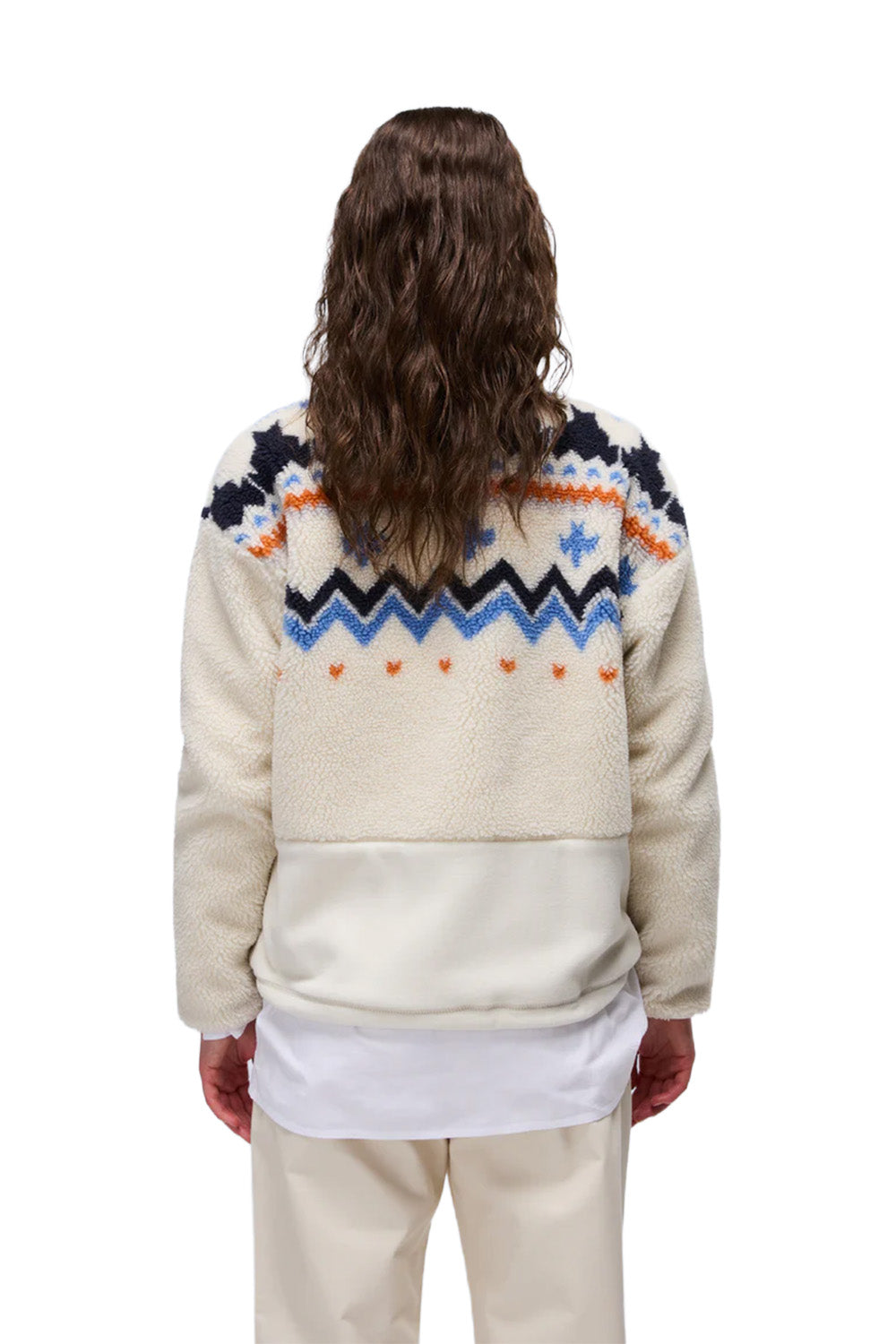 Napapijri-Ansei Fz W Beyaz Kadın Peluş Mont-Mont-5-Milagron.com