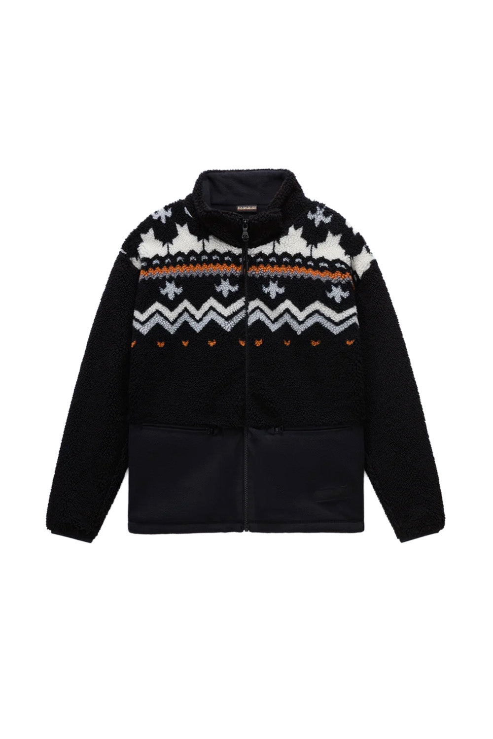 Napapijri-Ansei Fz W Siyah Kadın Peluş Mont-Mont-1-Milagron.com