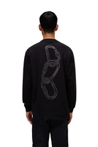 Napapijri-Coldirai Black Heron Uzun Kollu Siyah T-Shirt-T-Shirts-5-Milagron.com