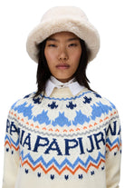 Napapijri-D-Fiames Beyaz Kadın Kazak-Kazak & Triko-2-Milagron.com