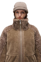 Napapijri-Falkner Fallen Rock Açık Kahverengi Kürklü Kadın Mont-Mont-3-Milagron.com