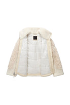 Napapijri-Falkner Fallen Rock Beyaz Kürklü Kadın Mont-Mont-3-Milagron.com