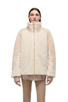 Napapijri-Falkner Fallen Rock Beyaz Kürklü Kadın Mont-Mont-6-Milagron.com