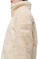 Napapijri-Falkner Fallen Rock Beyaz Kürklü Kadın Mont-Mont-9-Milagron.com