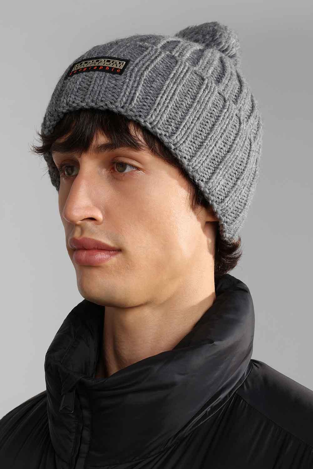 Napapijri-Fea 2 Grey Melange-Bere-2-Milagron.com