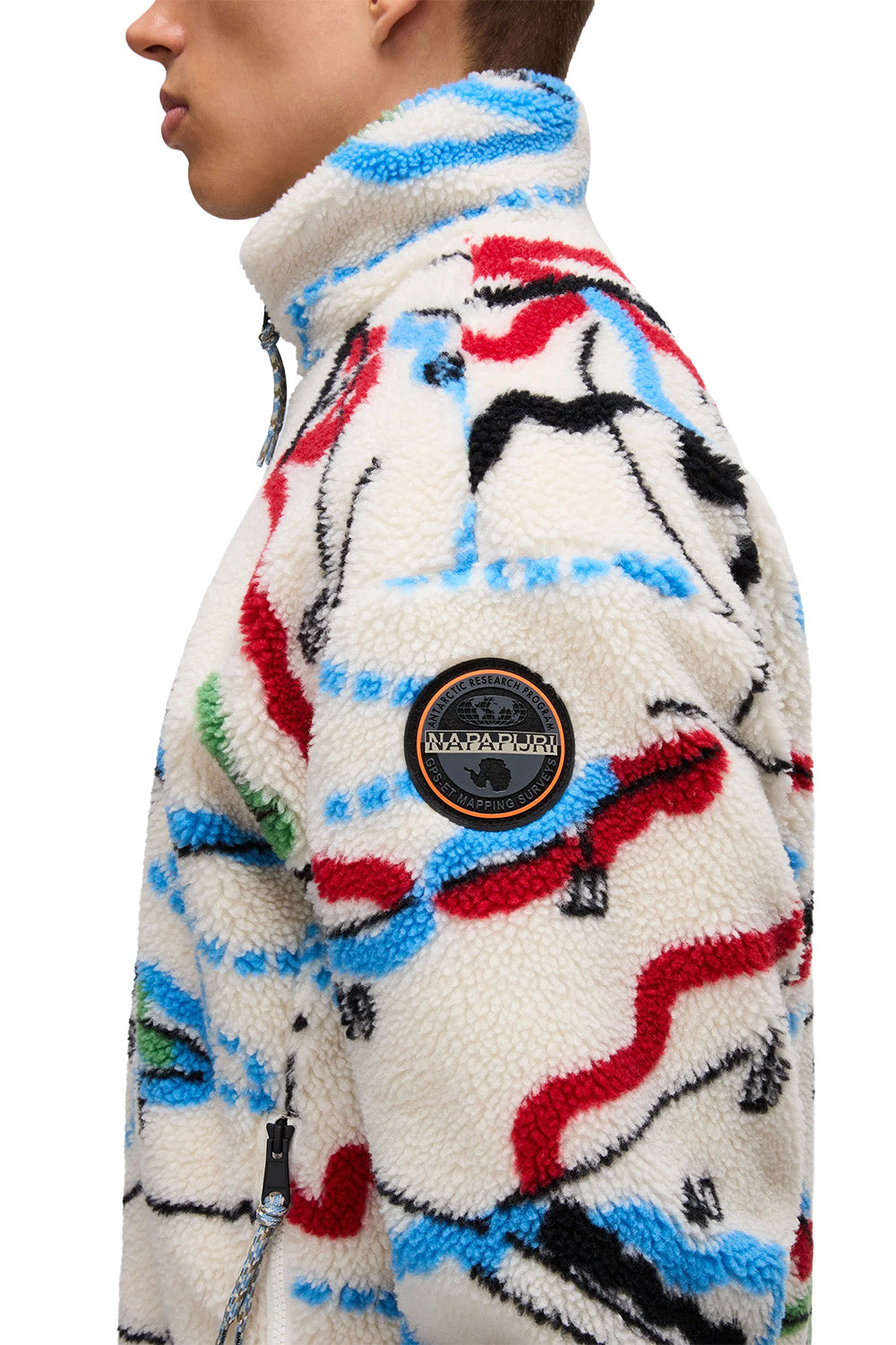 Fiemme Loose Fit Fze Krem Peluş Mont - 3