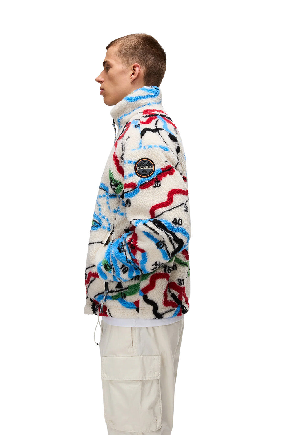 Fiemme Loose Fit Fze Krem Peluş Mont - 5