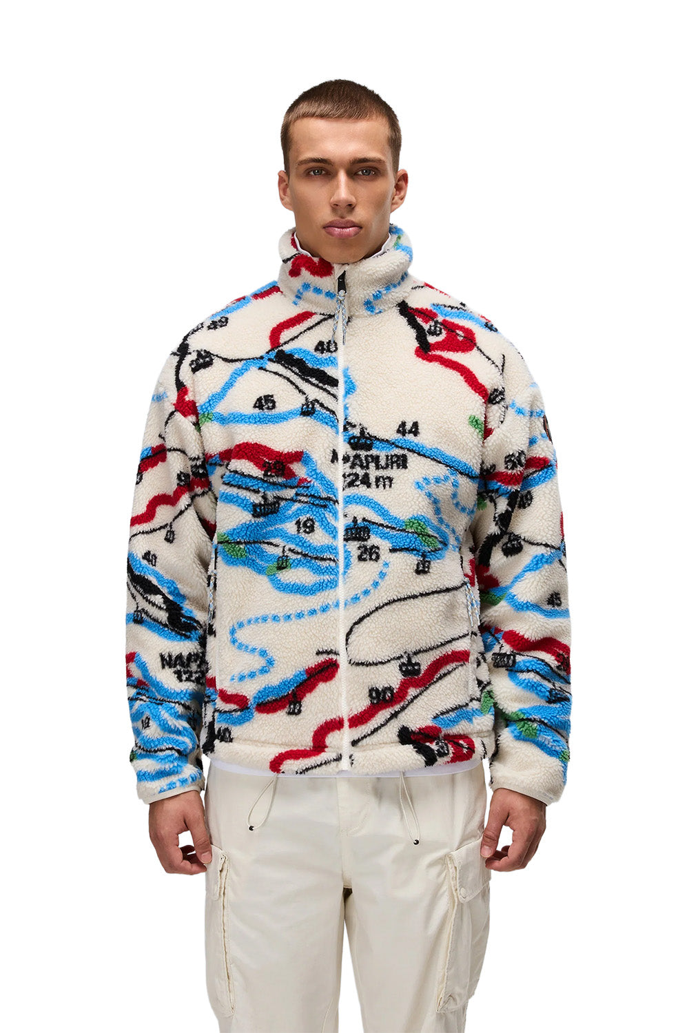 Fiemme Loose Fit Fze Krem Peluş Mont - 6