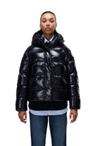 Napapijri-Glane Mirror Puffer Jacket Siyah Kadın Mont-Mont-10-Milagron.com