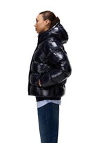 Napapijri-Glane Mirror Puffer Jacket Siyah Kadın Mont-Mont-4-Milagron.com