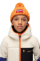 Kids  Semiury 6 Orange Pumpkin Ponponlu Turuncu Çocuk Bere - 3