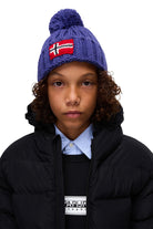 Kids  Semiury 6 Royal Blue Ponponlu Mavi Çocuk Bere - 3