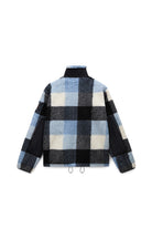 Montepiana Check Cby Relaxed Fit Fermuarlı Peluş Mont - 1