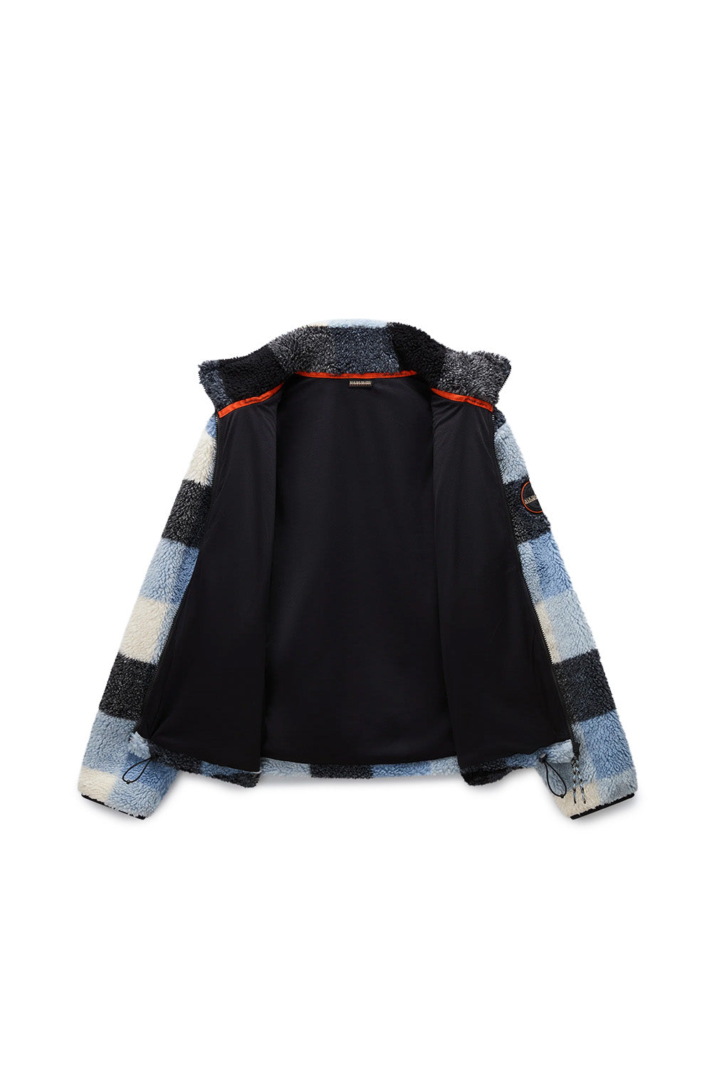 Montepiana Check Cby Relaxed Fit Fermuarlı Peluş Mont - 2