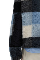 Montepiana Check Cby Relaxed Fit Fermuarlı Peluş Mont - 3