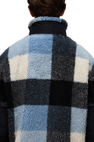 Montepiana Check Cby Relaxed Fit Fermuarlı Peluş Mont - 5