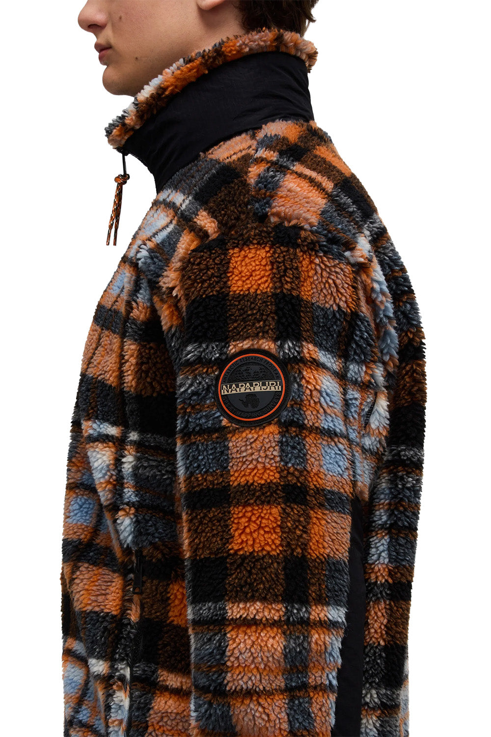 Montepiana Relaxed Fit Fermuarlı Peluş Mont - 9