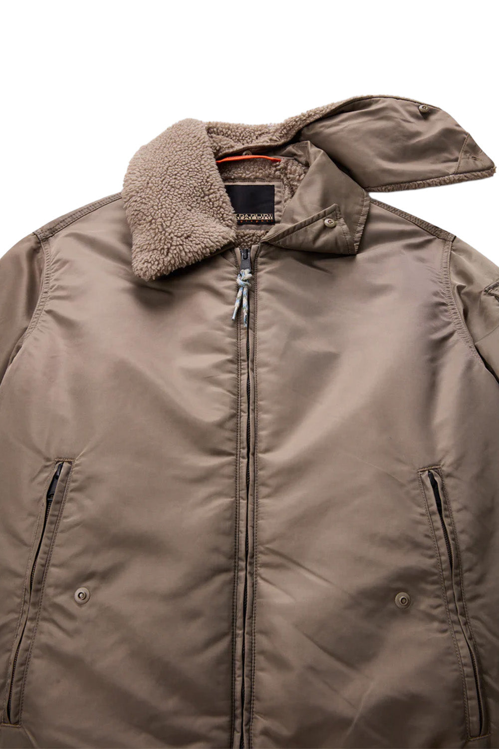 Napapijri-Nemes Fallen Rock Erkek Haki Bomber Mont-Mont-10-Milagron.com