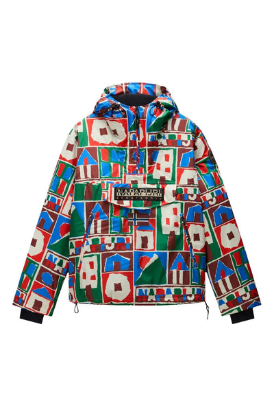 Rainforest Next All Over Print Anorak Jacket / Turuncu Mont