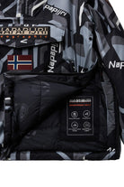 Napapijri-Rainforest Next Anorak Jacket Siyah/Gri Erkek Mont-Mont-10-Milagron.com