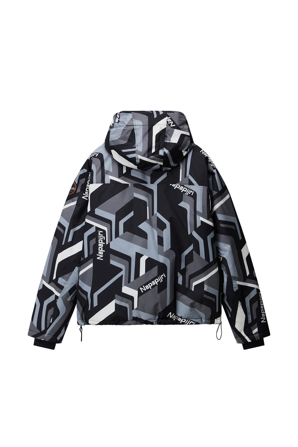 Napapijri-Rainforest Next Anorak Jacket Siyah/Gri Erkek Mont-Mont-2-Milagron.com