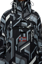 Napapijri-Rainforest Next Anorak Jacket Siyah/Gri Erkek Mont-Mont-7-Milagron.com
