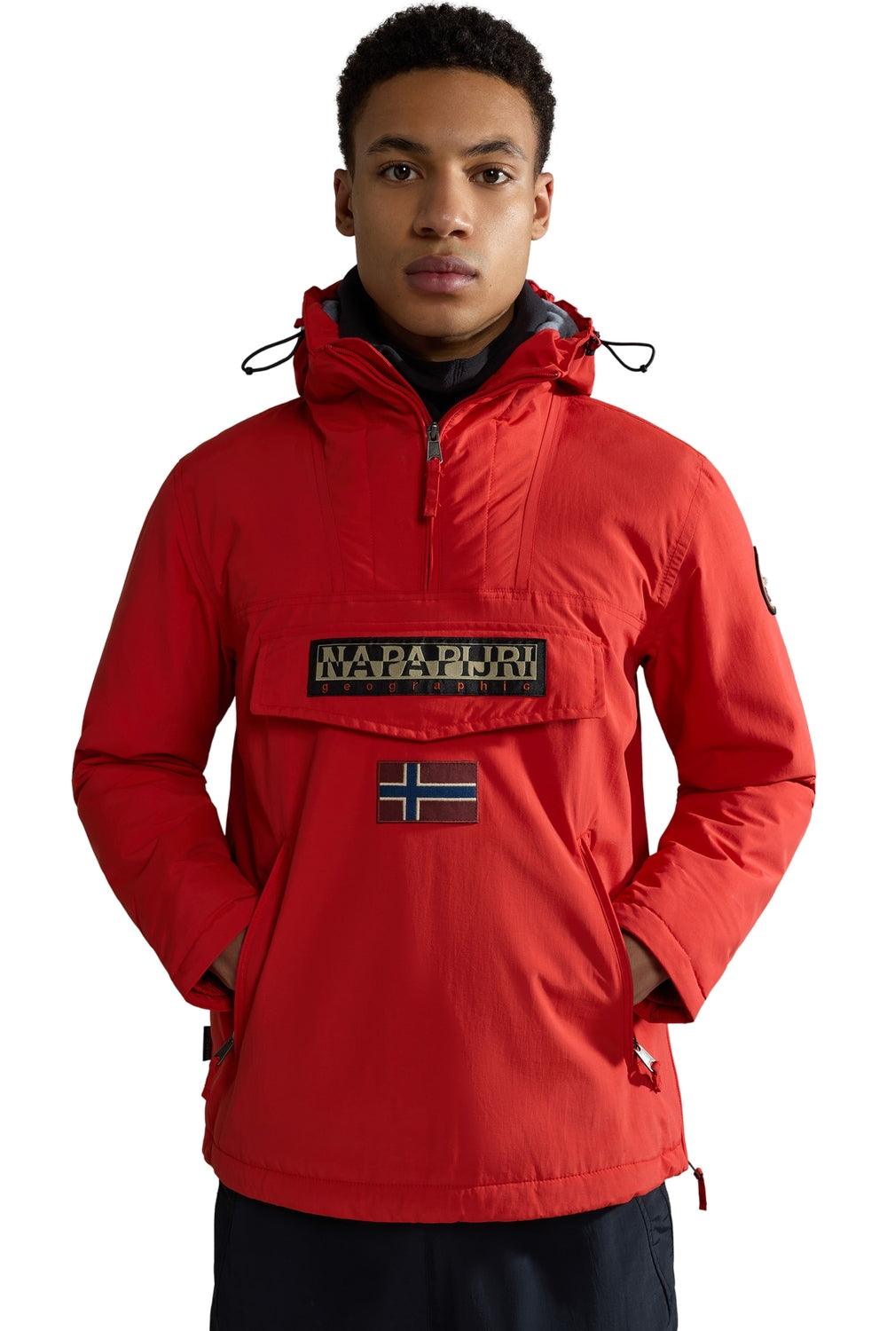 Napapijri Anorak Canguro Hombre Rainforest Chaqueta Napapijri