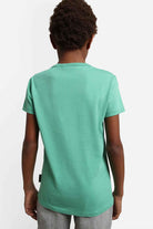 Napapijri-Short Sleeve T-Shirt Box Green Spruce-T-Shirts-4-Milagron.com