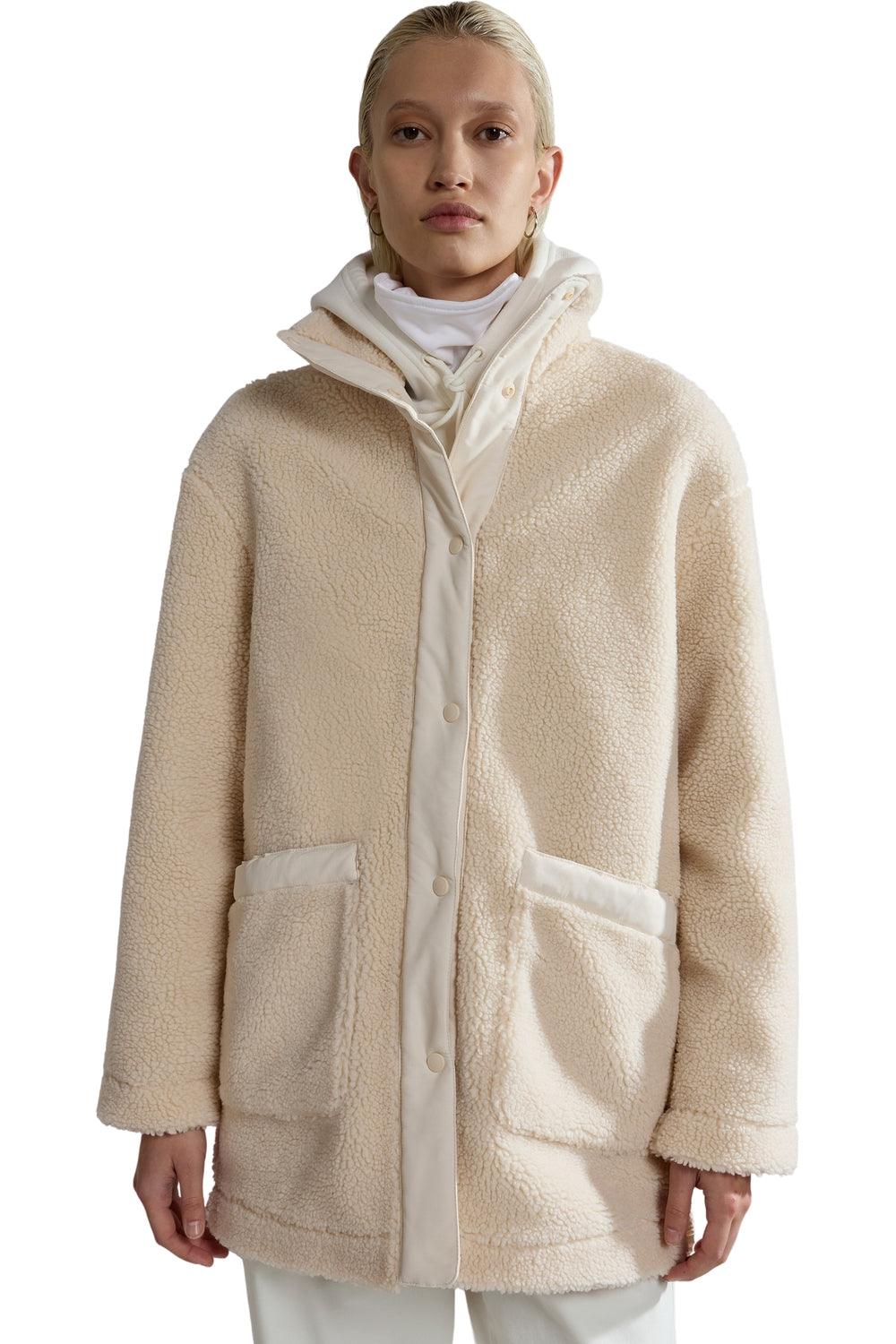 NaptimeFW22アイボリー Napapijri T-Astrolabe W Whitecap Gray Sweatshirts & Hoodies | Milagron