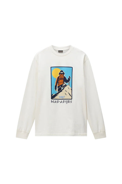Tee Long-sleeve T-shirt / Beyaz Erkek T-shirt