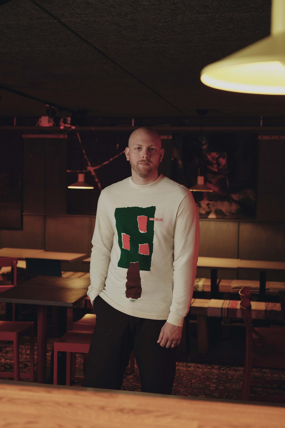 Napapijri-Tee Long-sleeve T-shirt / Beyaz Erkek T-shirt-T-Shirts-7-Milagron.com