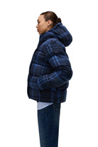 Napapijri-Napapijri ThermoFibre® Glane Check Puffer CORDURA® Jacket Ekoseli Lavicert Kadın Mont-Mont-7-Milagron.com