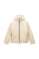 Napapijri-Tires Full-Zip Fleece Erkek Peluş Fermuarlı Beyaz Mont-Mont-1-Milagron.com