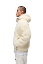 Napapijri-Tires Full-Zip Fleece Erkek Peluş Fermuarlı Beyaz Mont-Mont-6-Milagron.com