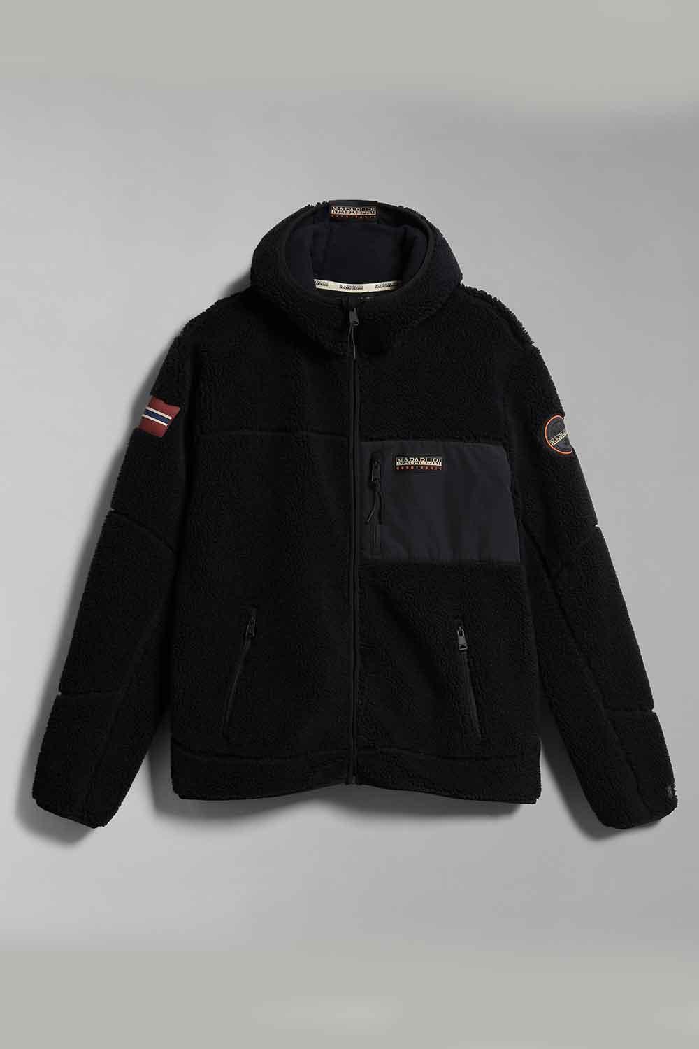 Napapijri-Yupik Full Zip Hoodie Fleecewear-Sweatshirts & Hoodies-7-Milagron.com