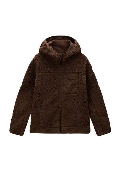 Yupik Full-zip Fleece Hoodie / Kahverengi Kadın Mont
