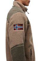 Napapijri-Yupik Fzh 3 Yeşil Peluş Mont-Mont-4-Milagron.com