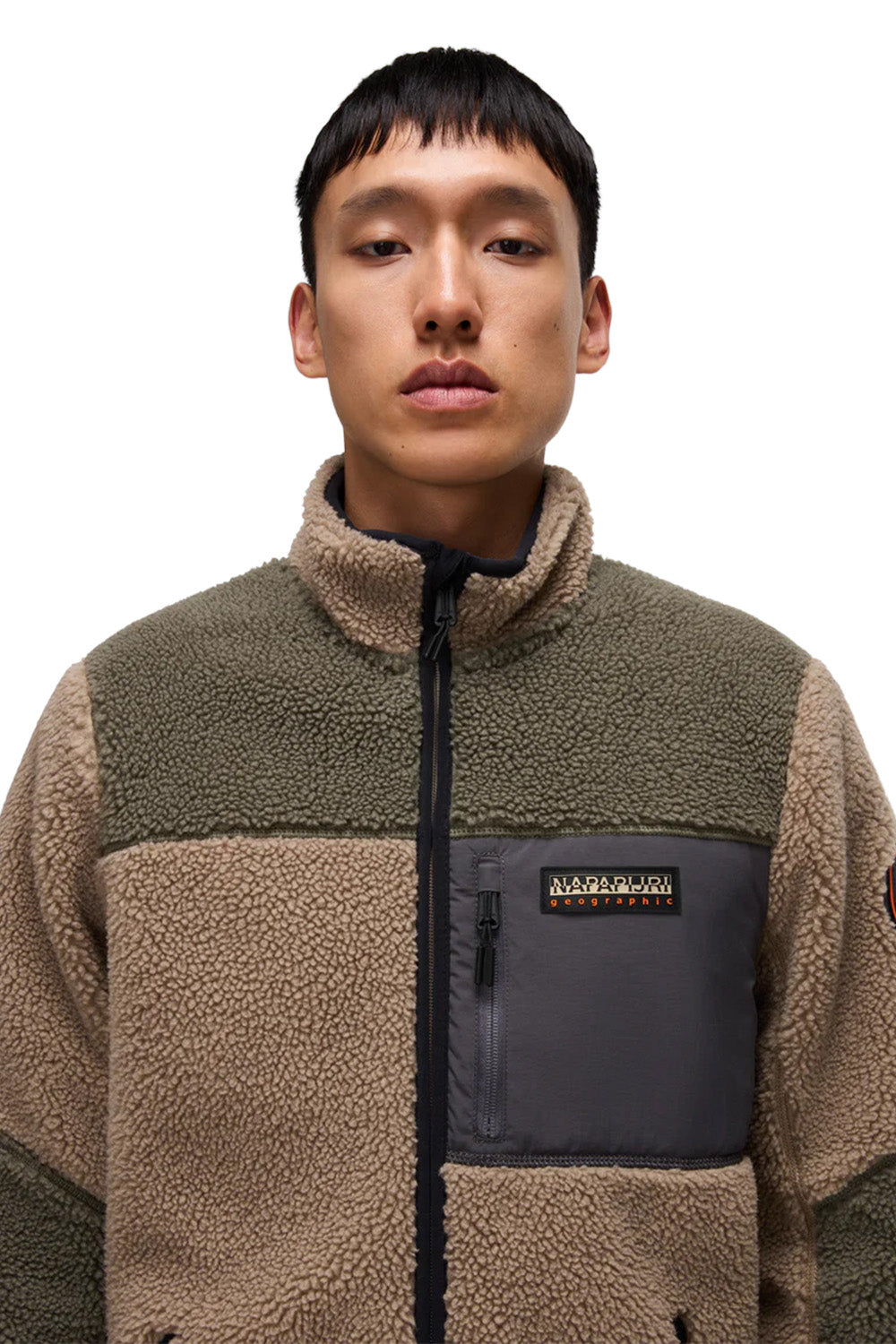 Napapijri-Yupik Fzh 3 Yeşil Peluş Mont-Mont-5-Milagron.com